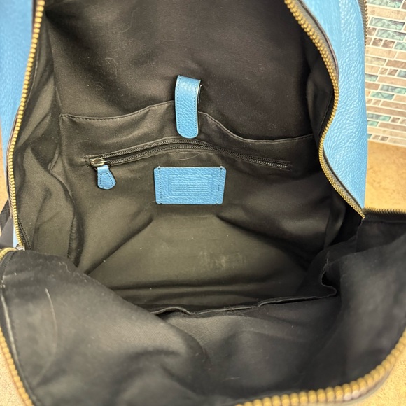 Coach West River Blue full size Backpack - Picture 7 of 12
